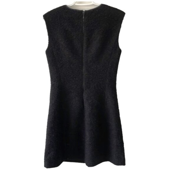 Armani Exchange Black Boiled Wool Blend Dress- Holiday 2013 - Picture 2 of 8